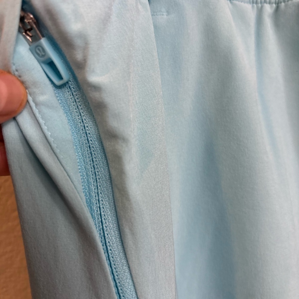 Lululemon Pace Breaker Linerless Short 7" Cyan Blue Training Athletic Gorpcore - Picture 7 of 11